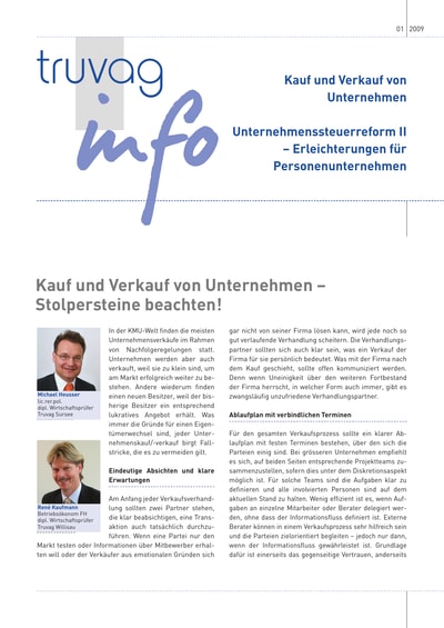 Newsletter 01/09