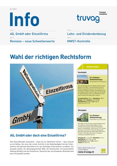 Newsletter 01/11