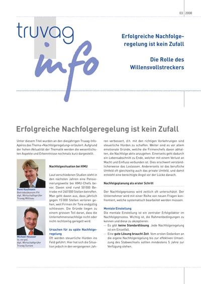 Newsletter 03/08